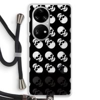 Musketon Skulls: Huawei P50 Pro Transparant Hoesje met koord