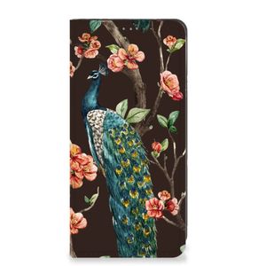 Google Pixel 8 Hoesje maken Pauw met Bloemen