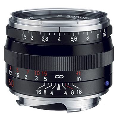 Zeiss 50mm F/1.5 C-Sonnar T* zwart ZM (Zeiss-Leica)