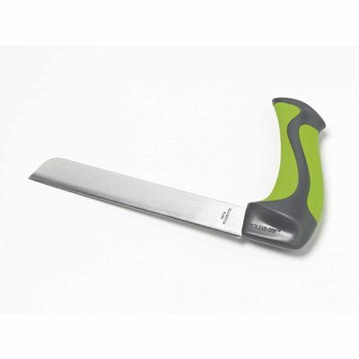 Vleesmes met gehoekt handvat | Lengte mes 18 cm | Roestvrijstaal | Anti-slip handvat | Vaatwasmachinebestendig | PR63018