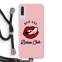 Badass Babes Club: Samsung Galaxy A70 Transparant Hoesje met koord