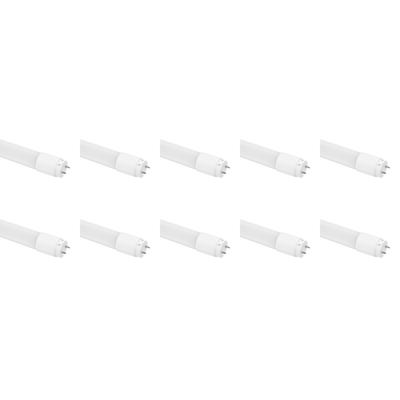 LED TL Buis T8 10 Pack - Aigi - 120cm 18W High Lumen 140 LM/W - Helder/Koud Wit 6500K
