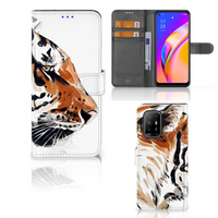 Hoesje OPPO Reno5 Z | A94 5G Watercolor Tiger - thumbnail