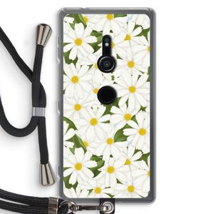 Summer Daisies: Sony Xperia XZ2 Transparant Hoesje met koord