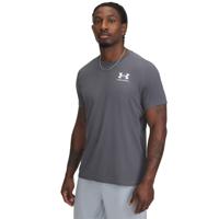 Under Armour HeatGear Fitted Ondershirt Grijs Wit Under Armour HeatGear Fitted Ondershirt Grijs Wit