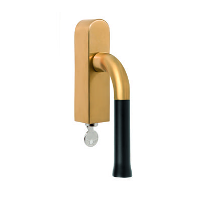 Formani EV101-DKLOCK-O draaikiepgarnituur afsluitbaar PVD mat goud/ mat zwart rechts/ linksdraaiend