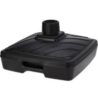 Parasolvoet Square - vierkant - antraciet grijs - D55 cm - 40 liter - kunststof - vulbaar
