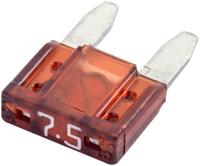 SPAHN "mini" zekering bananenstekker flat lock 7.5a fornm f mini