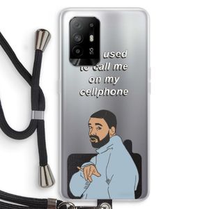 Hotline bling: Oppo A94 5G Transparant Hoesje met koord