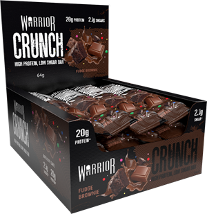 Warrior Crunch Bar Fudge Brownie (12 x 64 g)