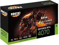 Inno 3D Nvidia GeForce RTX 4070 Videokaart 12 GB GDDR6X-RAM PCIe x16 HDMI, DisplayPort Overclocked - thumbnail
