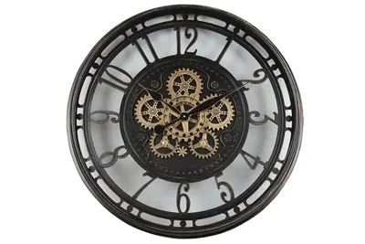 Wandklok norris mtl d70cm bo zwart