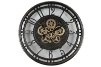 Wandklok norris mtl d70cm bo zwart