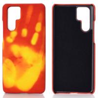 Plak de huid + PC thermische sensor verkleuring beschermende back cover Case voor Huawei P30 Pro (oranje)
