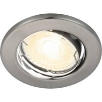 Nordlux 49300155 Canis 3-Kit 2700K Geberstet Nickel Inbouwring Energielabel: F (A - G) LED GU10 35 W Nikkel (geborsteld)