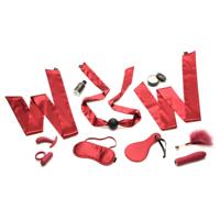 Lover's Bondage Massage Set - Rood - thumbnail