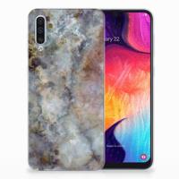 Samsung Galaxy A50 | TPU | Siliconen hoesje | Marmer Grijs