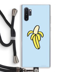 Banana: Samsung Galaxy Note 10 Plus Transparant Hoesje met koord