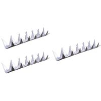 10x stuks anti klimstrips / vogelpinnen met metalen punten 1 meter