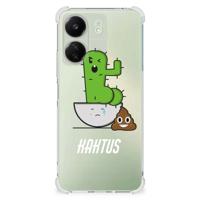 Xiaomi Redmi 13C 4G Stevig | Bumper Hoesje | Cactus Poo