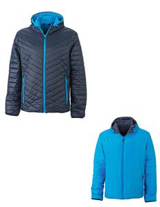 James & Nicholson JN1092 Men´s Lightweight Jacket - /Navy/Aqua - XXL