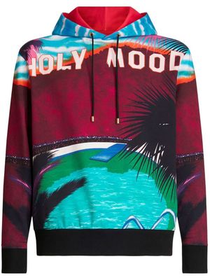 ETRO hoodie à imprimé graphique - Rouge