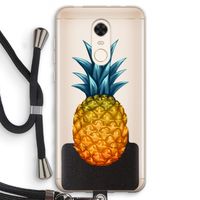 Grote ananas: Xiaomi Redmi 5 Transparant Hoesje met koord