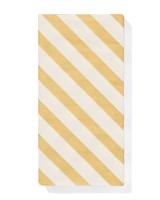 HEMA Servetten gouden streep 40x40cm - 12 stuks