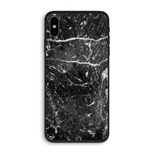 Zwart marmer: iPhone XS Biologisch afbreekbaar hoesje