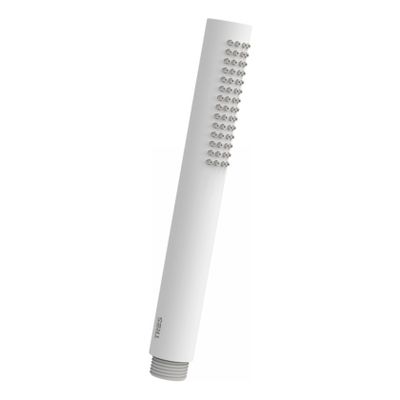 Staafhanddouche Tres Tub | 1 Stand | Rond | Wit mat