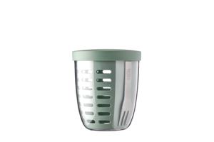 Mepal fruit en veggie pot ellipse nordic black