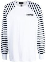 DSQUARED2 t-shirt à manches longues - Blanc - thumbnail