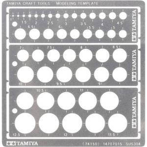 Tamiya 74150 Modelleringscirkel Sjabloon
