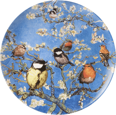 HEINEN - Wandborden - Bord Vogels van Van Gogh 31,5cm