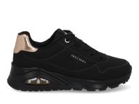 Skechers Uno Gen1 Shimmer away BBK Zwart maat 36