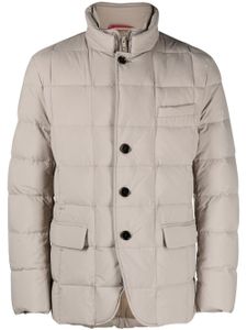 Fay high-neck padded jacket - Marron