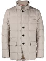 Fay high-neck padded jacket - Marron - thumbnail