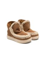 Mou Kids bottines eskimo en daim - Marron - thumbnail