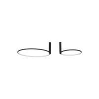 Lyora Design plafondlampGarve zwart Ø 40cm en Ø 60cm - 9085245
