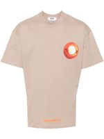 MSGM t-shirt en coton à logo imprimé - Tons neutres