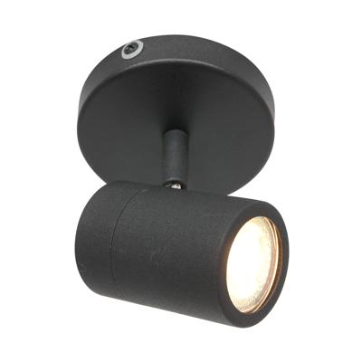 Steinhauer Badkamer spotUpround LED zwart - 2486ZW