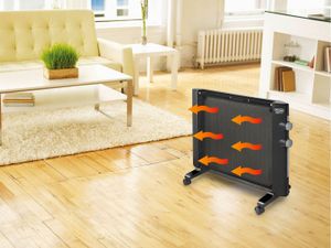 De’Longhi HMP 2000 electrische verwarming Zwart 2000 W Radiator