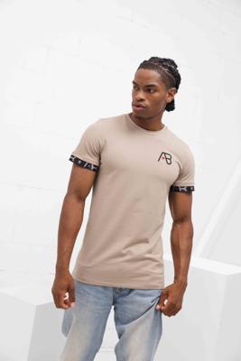 AB Lifestyle Flag T-Shirt Heren Beige - Maat S - Kleur: Beige | Soccerfanshop