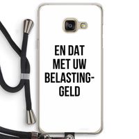 Belastinggeld: Samsung Galaxy A3 (2016) Transparant Hoesje met koord