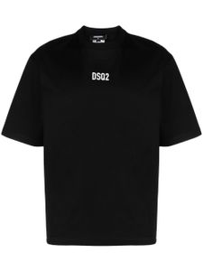 DSQUARED2 t-shirt en coton à logo imprimé - Noir