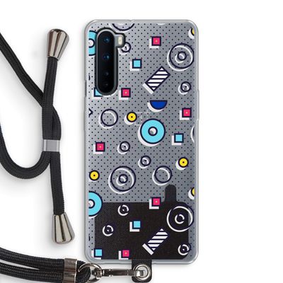 8-bit N°9: OnePlus Nord Transparant Hoesje met koord