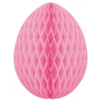 Paas decoratie ei van papier - roze - 20 cm - brandvertragend crepepapier - Pasen Paas decoratie ei van papier - roze - 20 cm - brandvertragend crepepapier - Pasen