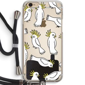 Papegaai: iPhone 6 / 6S Transparant Hoesje met koord