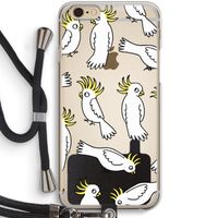 Papegaai: iPhone 6 / 6S Transparant Hoesje met koord
