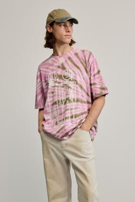 Tie-dye T-shirt - ORANGE - XL